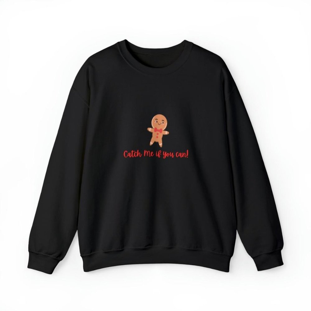 Gingerbread Man Black Sweater